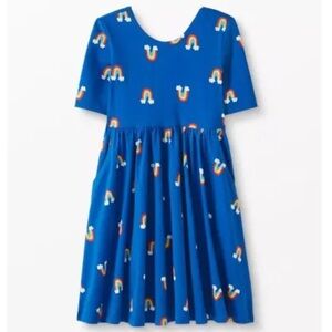 Hanna Andersson Rainbow Twirl Dress Sz 110cm